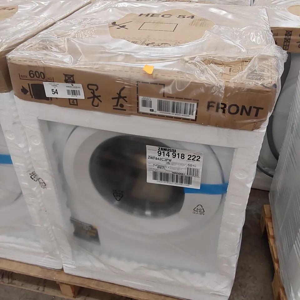 ZANUSSI ZWF842C3PW WASHING MACHINE, 8KG, 1400 SPIN, WHITE, C RATED