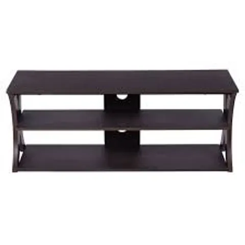 BOXED COSTWAY 2 SHELF BROWN TV UNIT