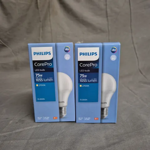 BOX OF PHILLIPS LED BULBS 