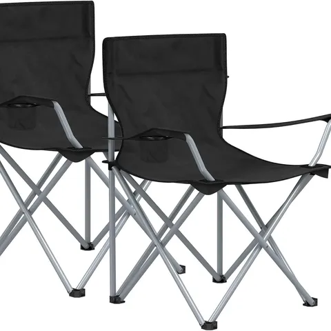 BOXED SONGMICS FOLDING CAMPING CHAIRS, SET OF 2