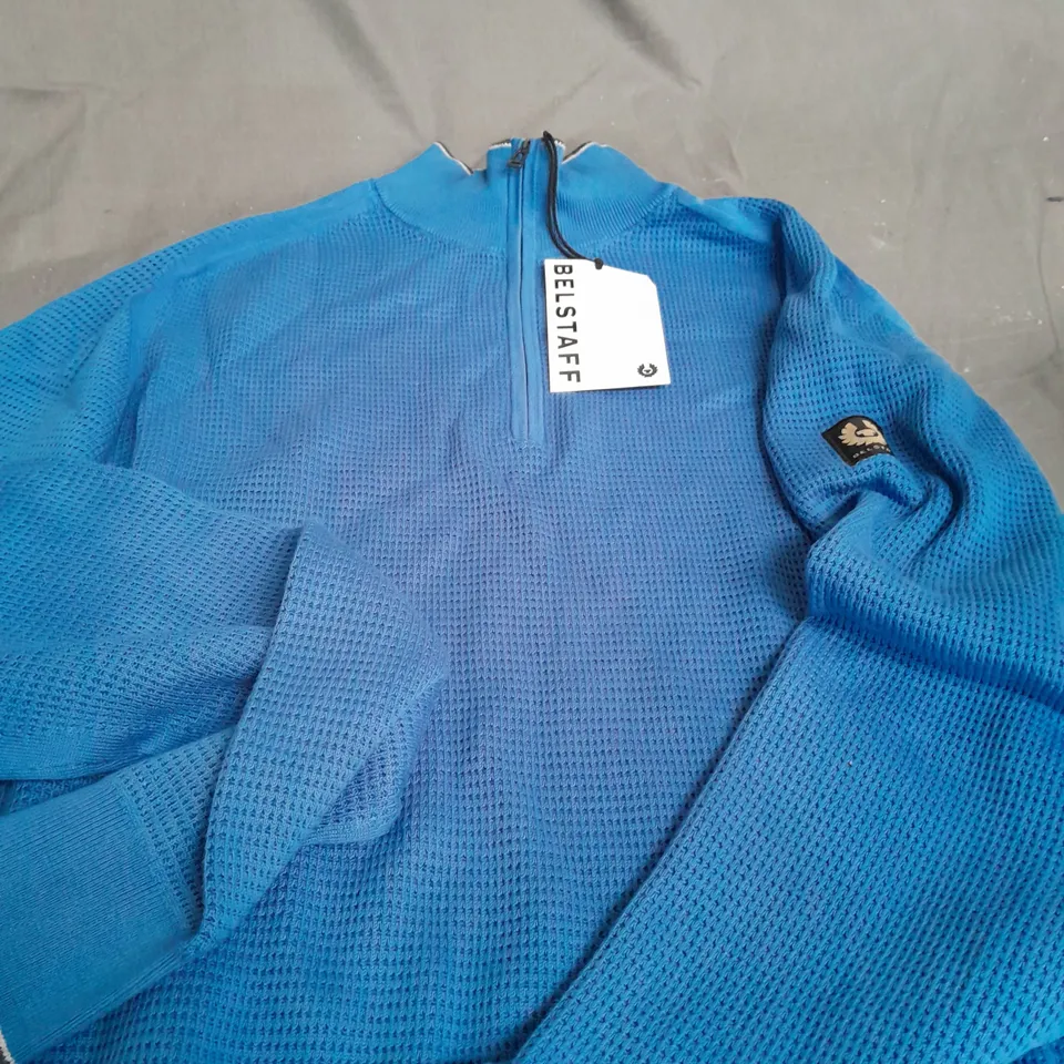 BELSTAFF COLE QUARTER ZIP JUMPER - 2XL