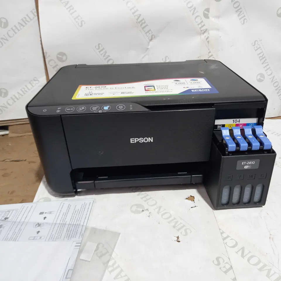 EPSON ECOTANK ET-2810 PRINT/SCAN/COPY WI-FI INK TANK PRINTER