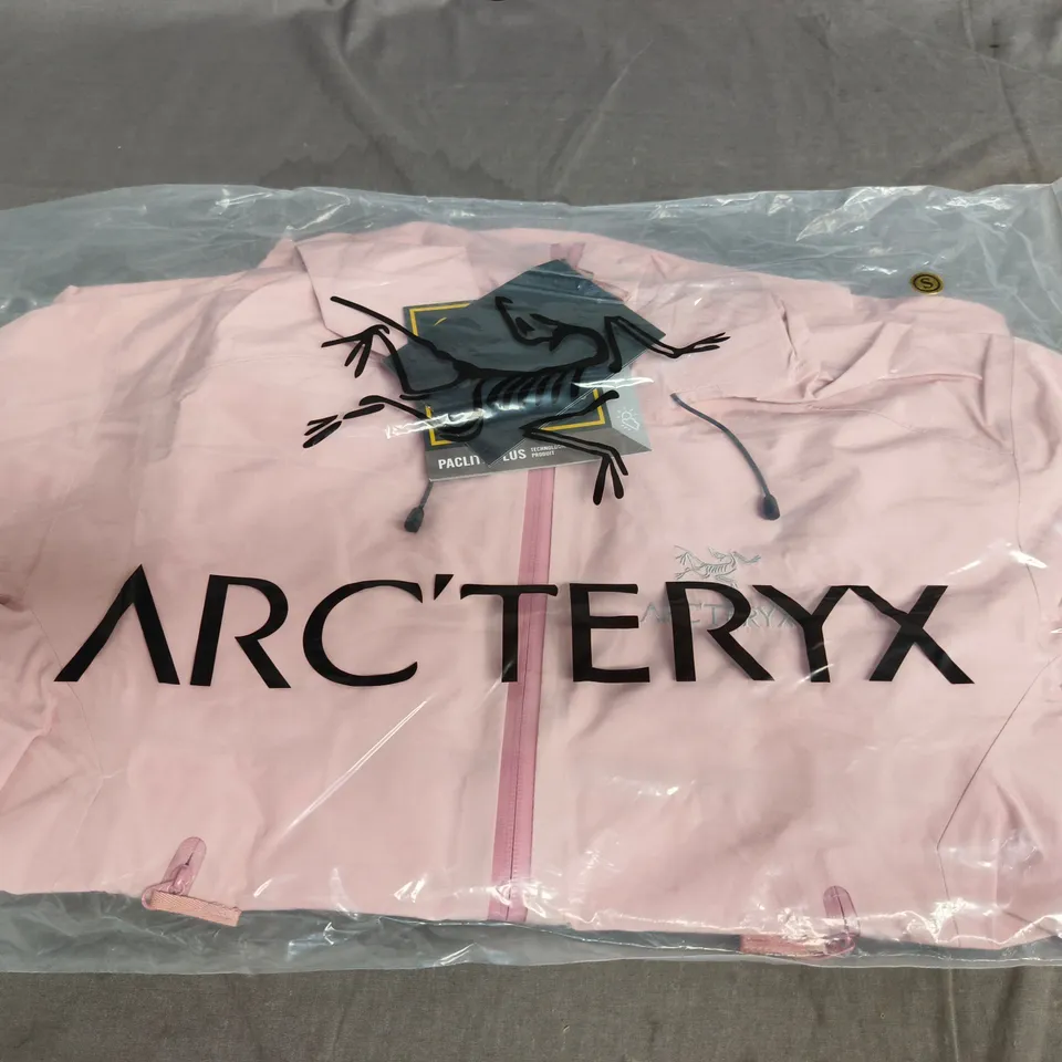 ARCTERYX PINK WATERPROOF JACKET SIZE S 