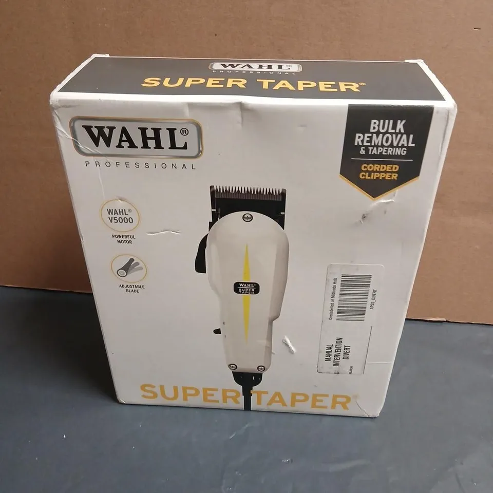 WAHL SUPER TAPER PROFESSIONAL HAIR CLIPPER – BOXED (CORDED)