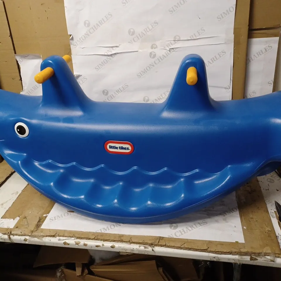 LITTLE TIKES WHALE TEETER TOTTER - BLUE RRP £44.99