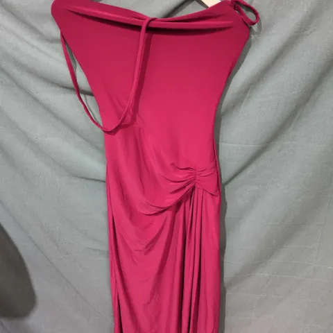 AYM STUDIO MAGENTA DRAPED DRESS – WOMEN'S, SIZE S