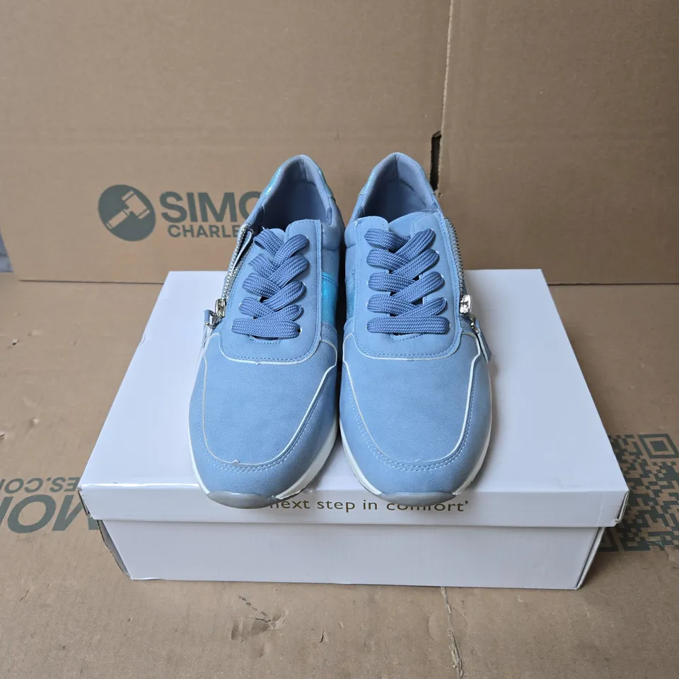 DR KELLER MARTINA BLUE TRAINERS BOXED SIZE 6