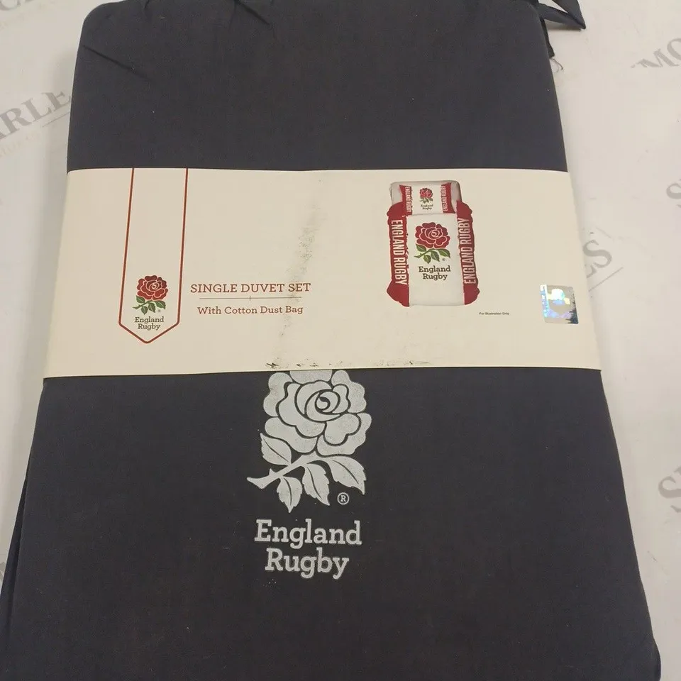 ENGLAND RUGBY SINGLE DUVET SET