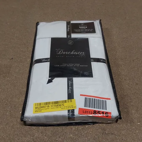 BAGGED HYPOALLERGENIC EGYPTIAN - QUALITY COTTON 300 TC DUVET COVER SET - SINGLE