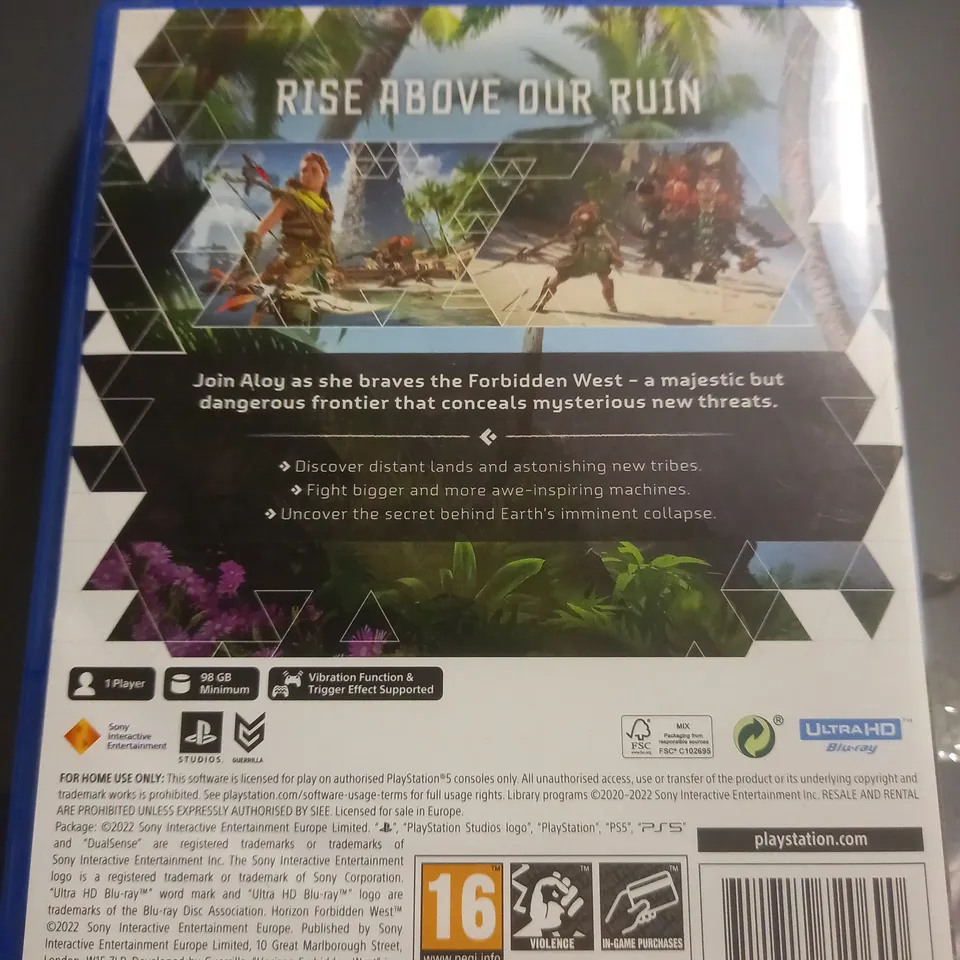 HORIZON FORBIDDEN WEST (PS5)