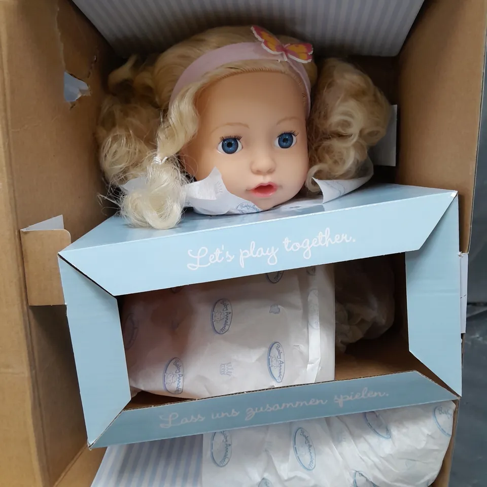 BABY ANNABELL SOPHIA DOLL RRP £37.99