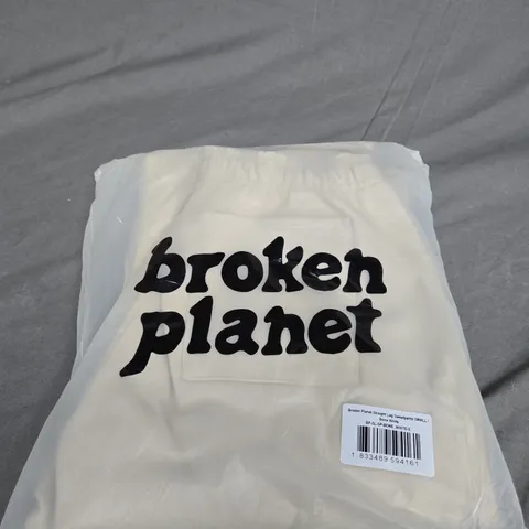 BAGGED BROKEN PLANET STRAIGHT LEG SWEATPANTS SIZE SMALL