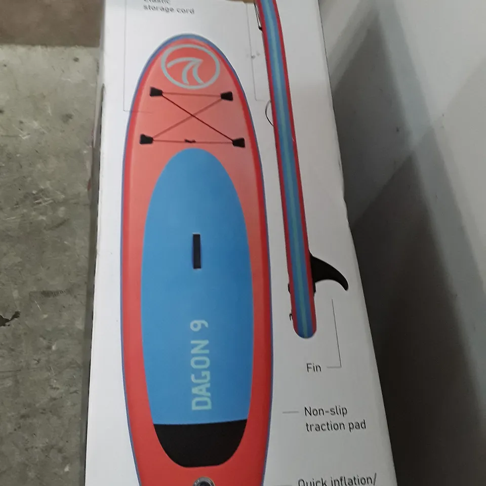 BOXED FREESPIRIT DAGON 9FT INFLATABLE STAND UP PADDLE BOARD SET  