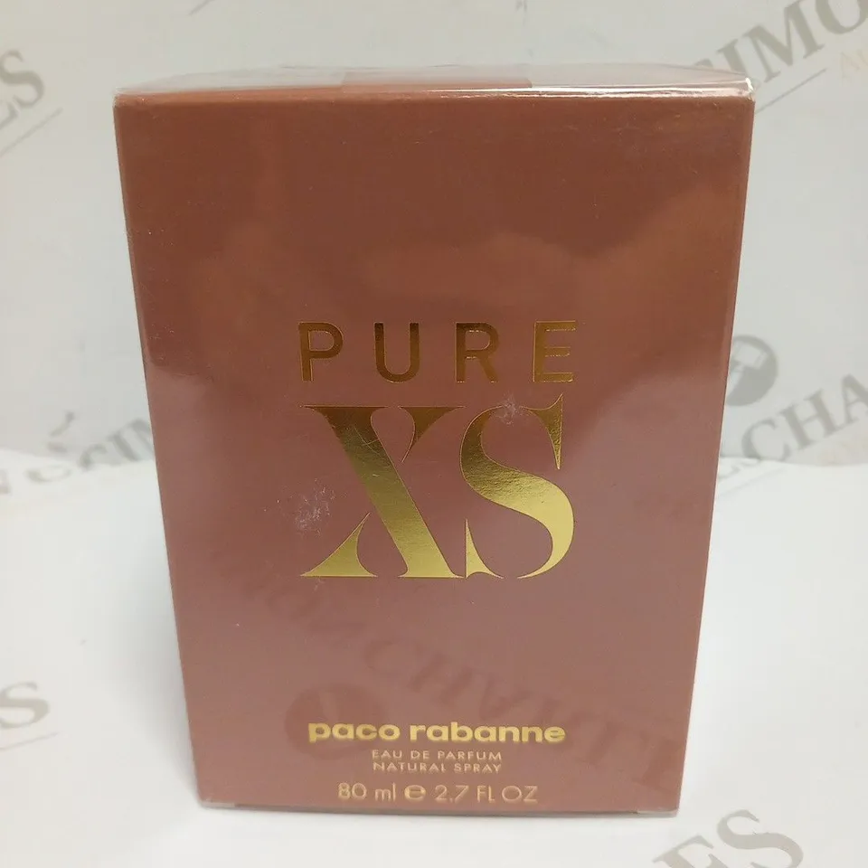 BOXED AND SEALED PURE XS PACO RABANNE EAU DE PARFUM 80ML