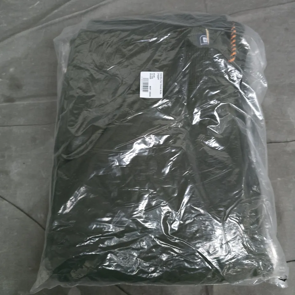 BAGGED MOUNTAIN WAREHOUSE NORDIC FUR LINED KIDS JOGGER IN KHAKI - 13YRS