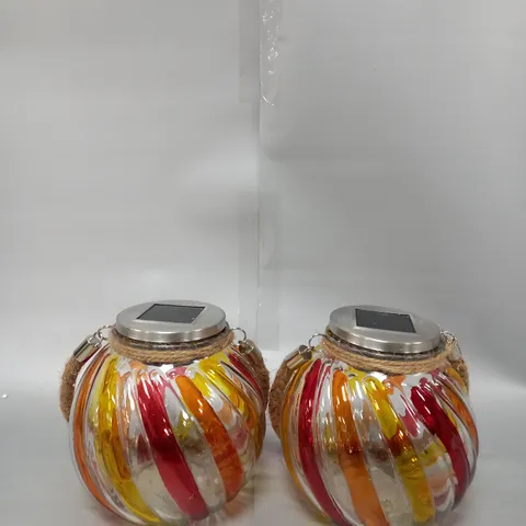 BELL & HOWELL SET OF 2 SOLAR JAR LIGHTS