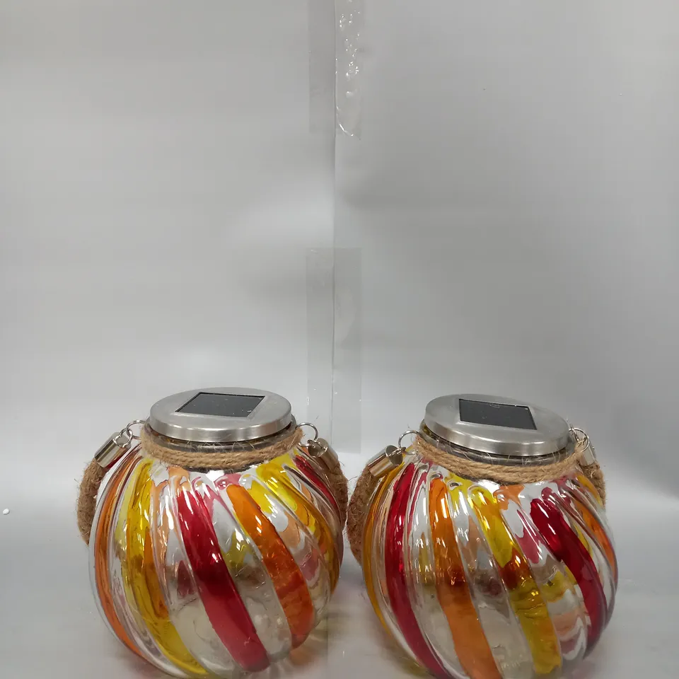 BELL & HOWELL SET OF 2 SOLAR JAR LIGHTS