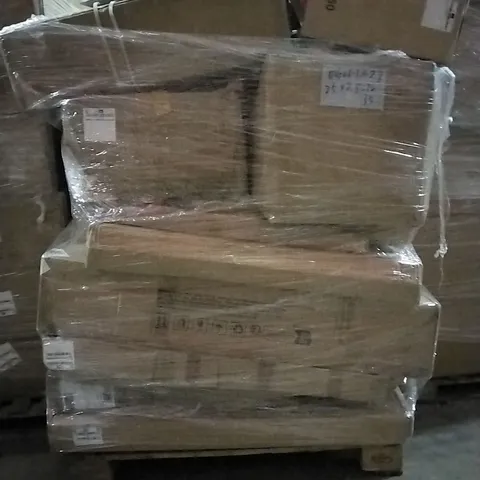 PALLET OF HOUSEHOLD ITEMS TO INCLUDE BLENDER, GAMES, PERFUME ADVENT CALENDAR AND OTHER ASSORTED ITEMS...