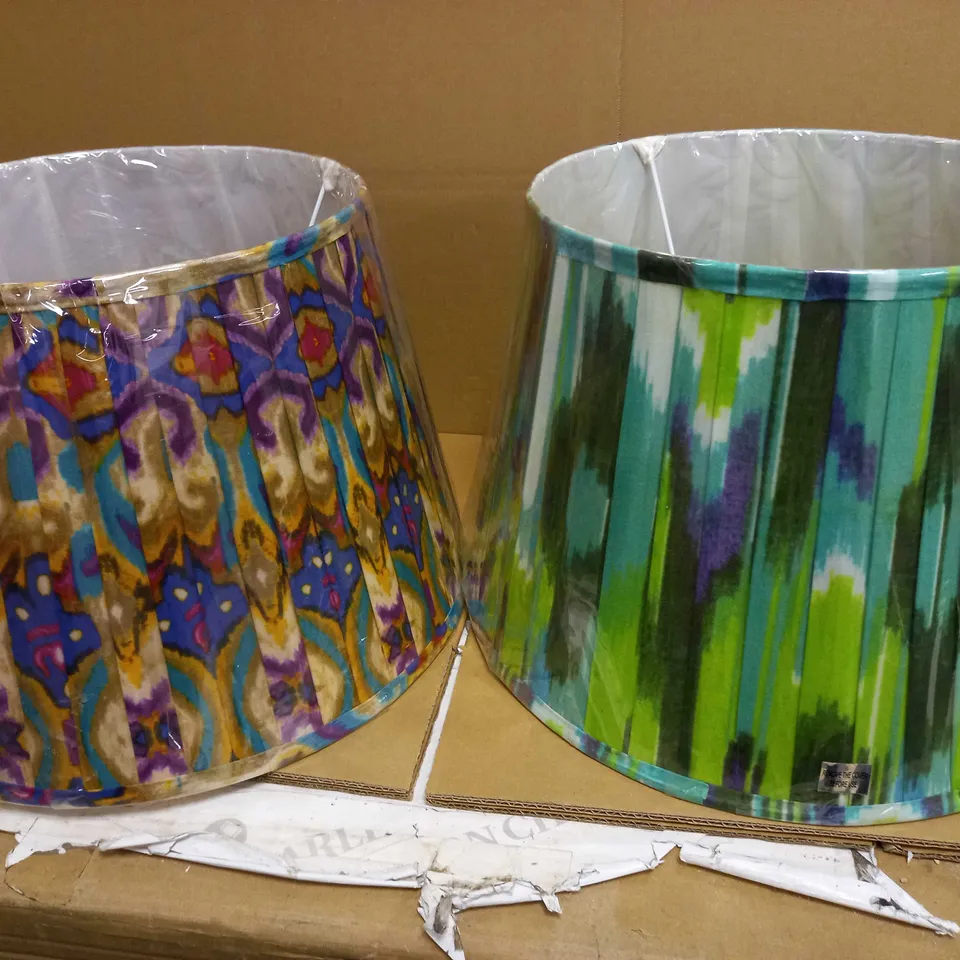 LOT OF 2X LIGHT SHADES