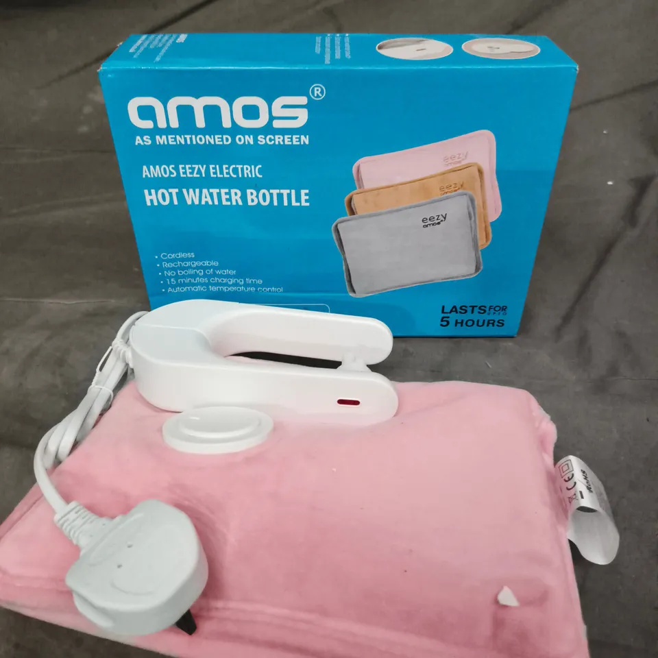 AMOS EEZY ELECTRIC HOT WATER BOTTLE – PINK 