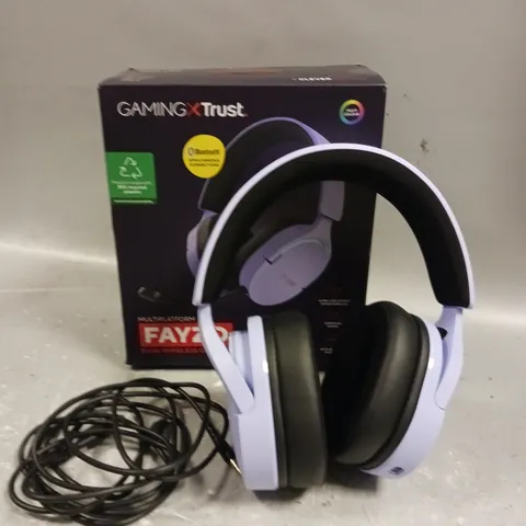 BOXED FAYZO GAMING X TRUST MULTIPLATFORM WIRELESS GAMING HEADSET