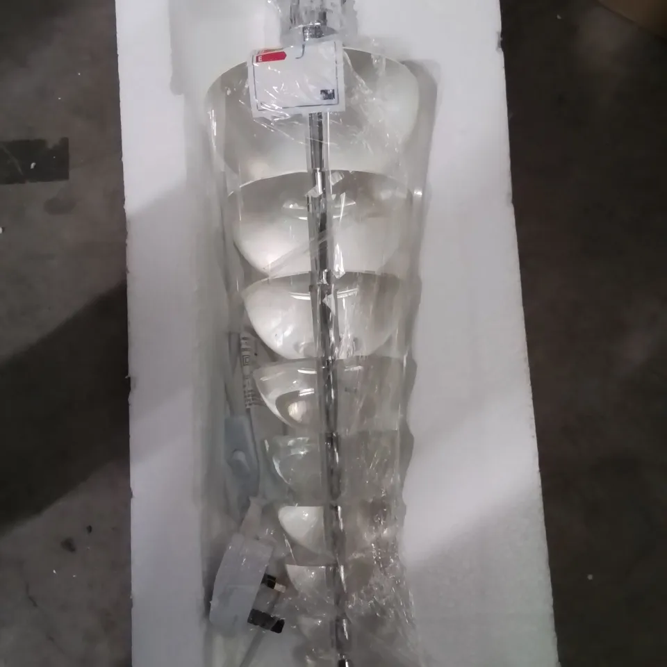 BOXED STYLISH GLASS ABLE LAMP