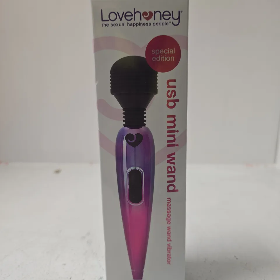 SEALED LOVEHONEY USB MINI WAND MASSAGER