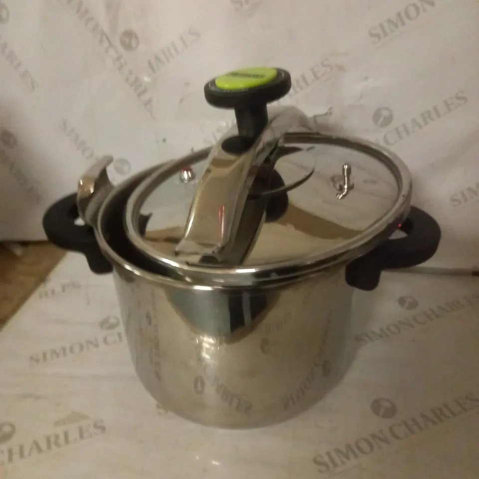 MONIX CLASSICA 8L PRESSURE COOKER STAINLESS STEEL, SILVER,