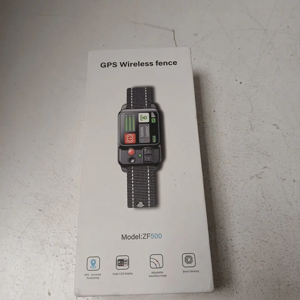 GPS WIRELESS FENCE FOR PETS – MODEL ZF500 (BOXED)