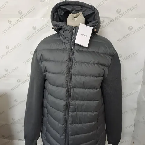 ARNE HYBRID KNITTED DOWN JACKET SIZE M