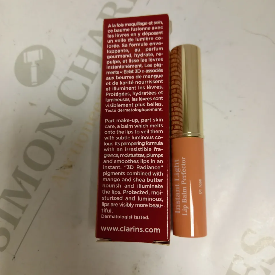 CLARINS INSTANT LIGHT LIP BALM SHADE 01