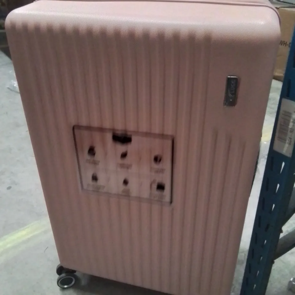 LUGG TRAVEL SUITCASE PINK