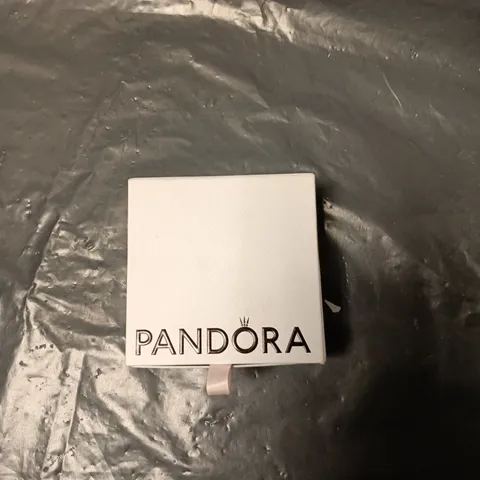 PANDORA CHARM WITH PURPLE GEM – SILVER TONE, BOXED