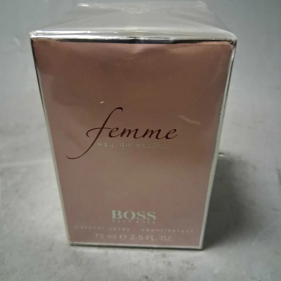 BOXED AND SEALED HUGO BOSS FEMME EAU DE PARFUM 75ML 