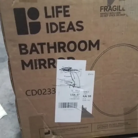 BOXED BATHROOM MIRROR 