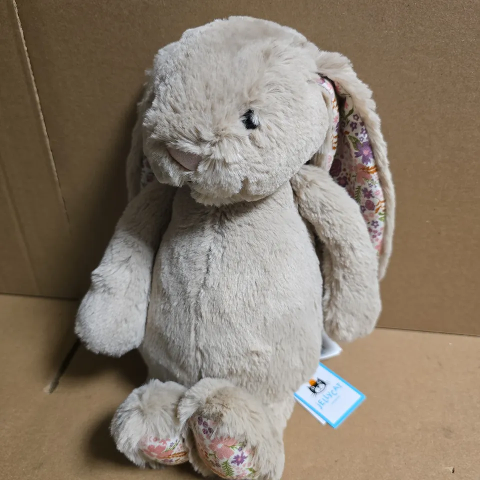 JELLYCAT MY NAME IS  BLOSSOM BEIGE BUNNY 'PETAL' PLUSH TOY