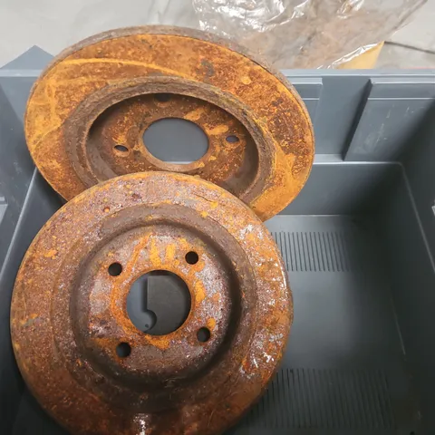 BRAKE DISCS – SET OF 2, HEAVILY RUSTED