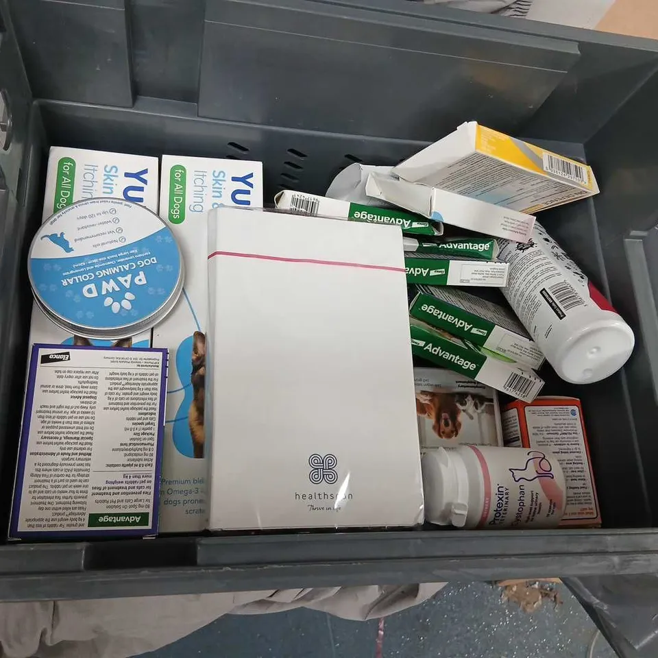 ASSORTED PET CARE & VETERINARY SUPPLIES – FRONTLINE PLUS, YUMOVE DIGESTIVE CARE, WORMER & MORE