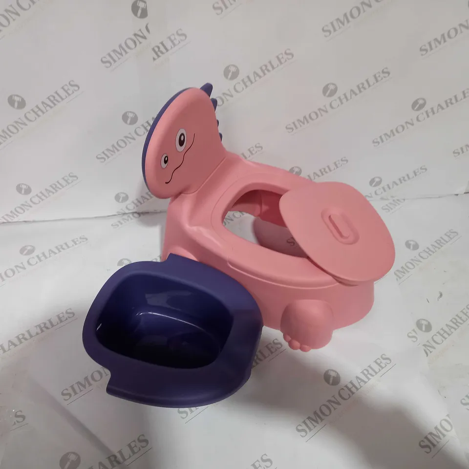 BOXED PINK AND BLUE NOVELTY POTTY FOR BABY