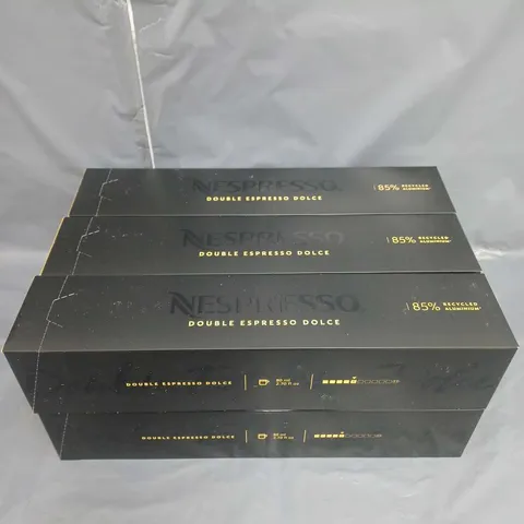 LOT OF 6 BOXES OF NESPRESSO DOUBLE ESPRESSO DOLCE COFFEE PODS