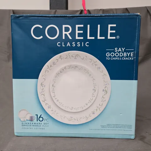 BOXED CORELLE CLASSIC 16 PIECE DINNERWARE SET