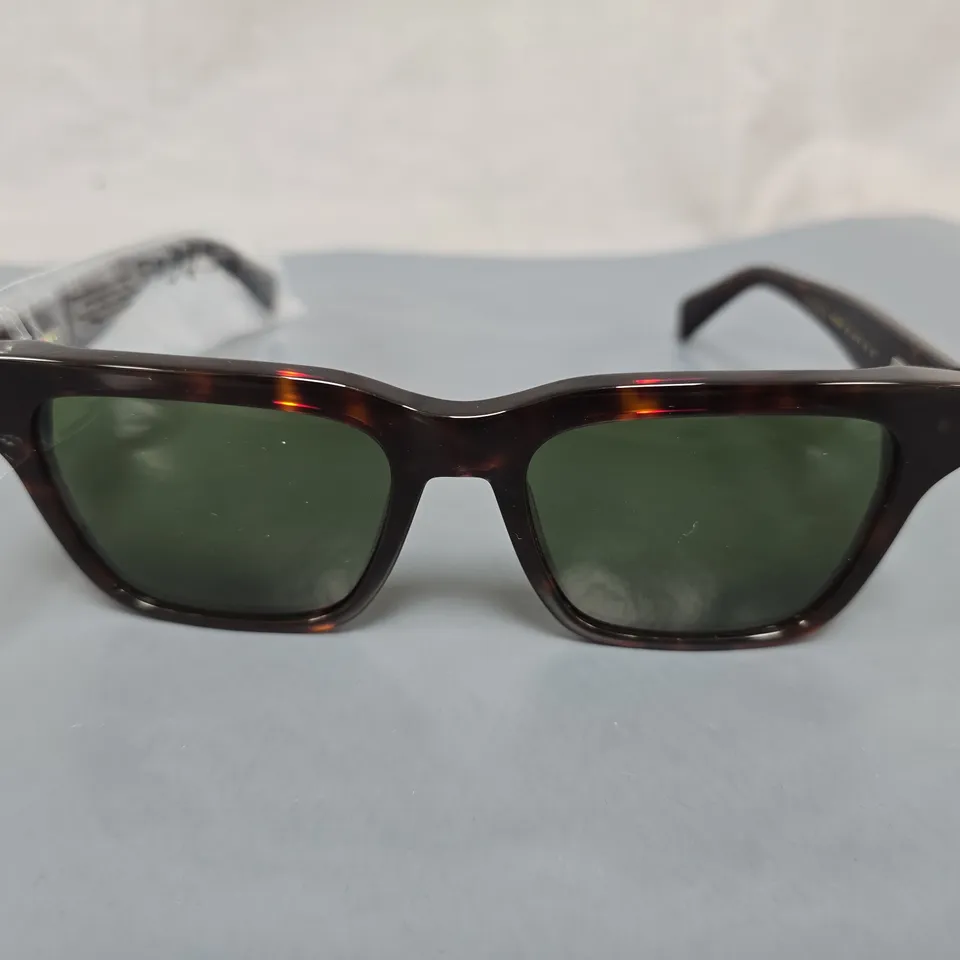 PAUL SMITH EYEWEAR SUNGLASSES – TORTOISESHELL FRAME, GREEN LENSES