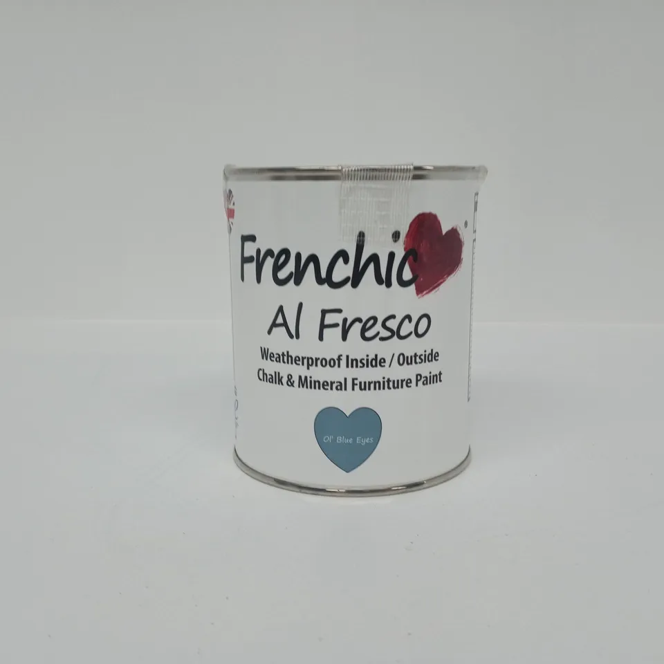 FRENCHIC FRESCO CHALK & MINERAL FURNITURE PAINT – OLD BLUE EYES (750ML)