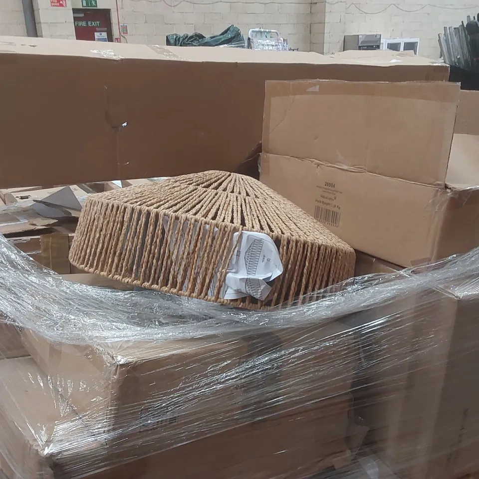 PALLET CONTAINING A VERY LARGE QUANTITY OF ASSORTED LIGHTING ITEMS