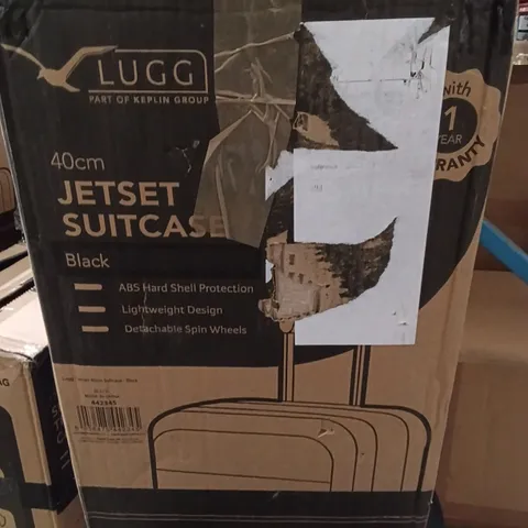 BOXED KEPLIN LUGG 40 CM JETSET SUITCASE BLACK COLOUR 