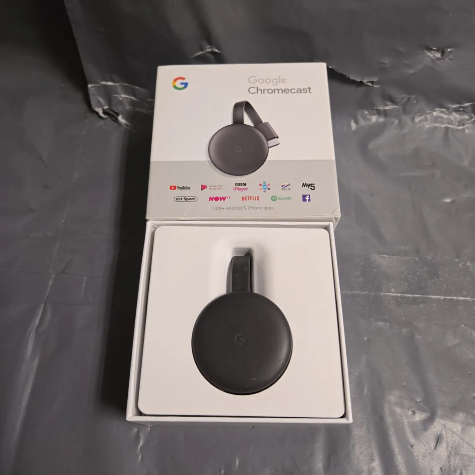 BOXED GOOGLE CHROMECAST 