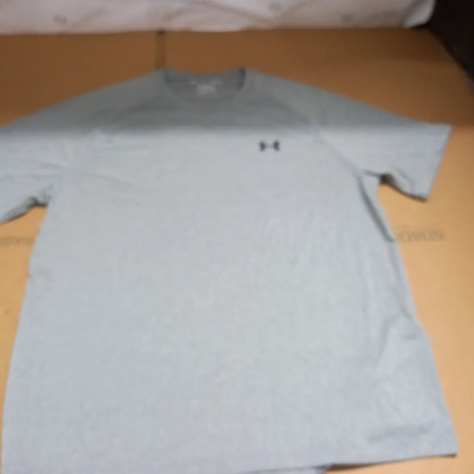UNDER ARMOUR GREY TECH TEE - LG