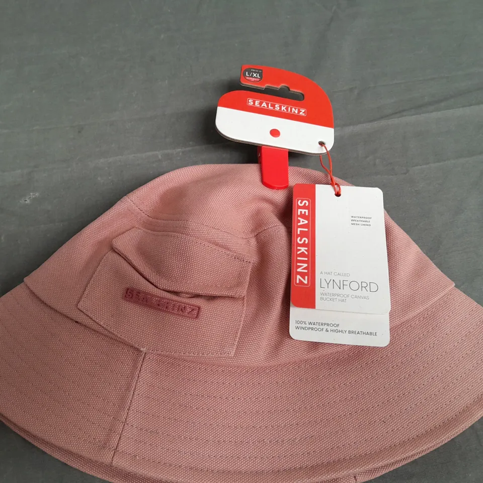 SEALSKINZ LYNFORD WATERPROOF CANVAS BUCKET HAT - L/XL