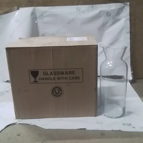 BOXED VILLAGE CARAFE 1 LITRE JUGS APPROXIMATELY 6