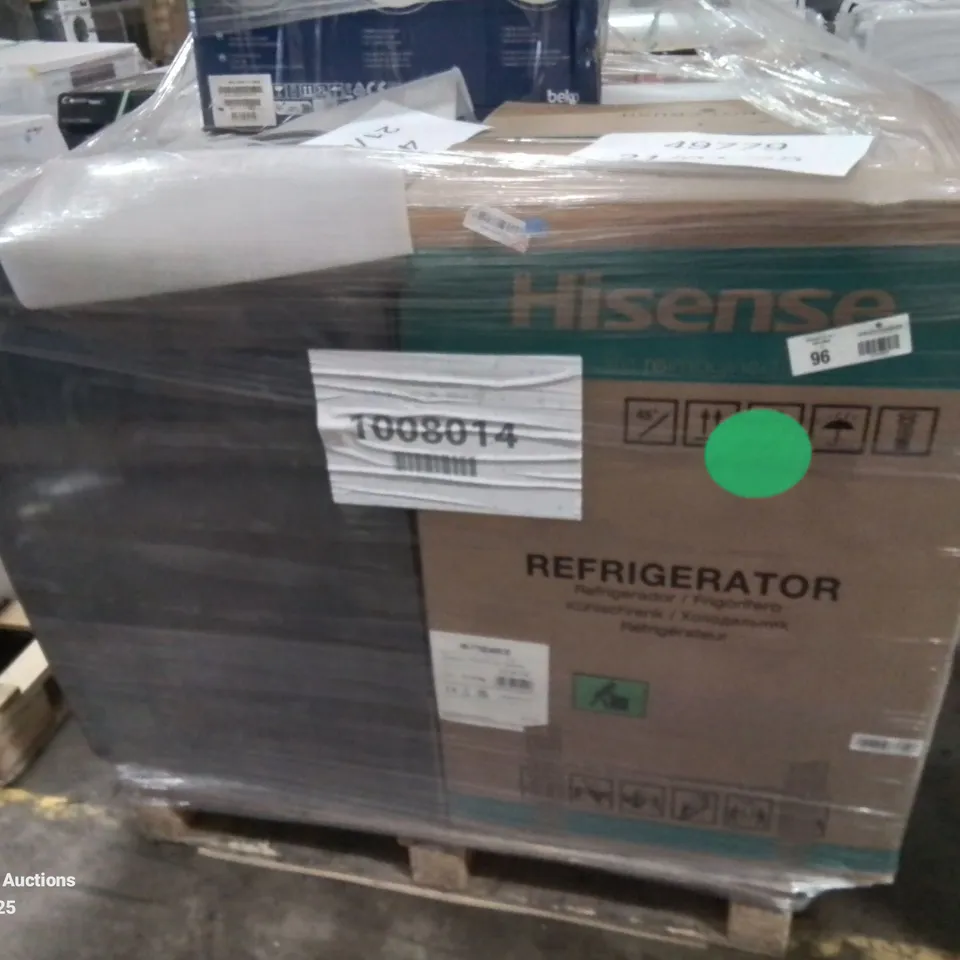 PALLET OF APPROXIMATELY 5 UNPROCESSED RAW RETURN WHITE GOODS TO INCLUDE;